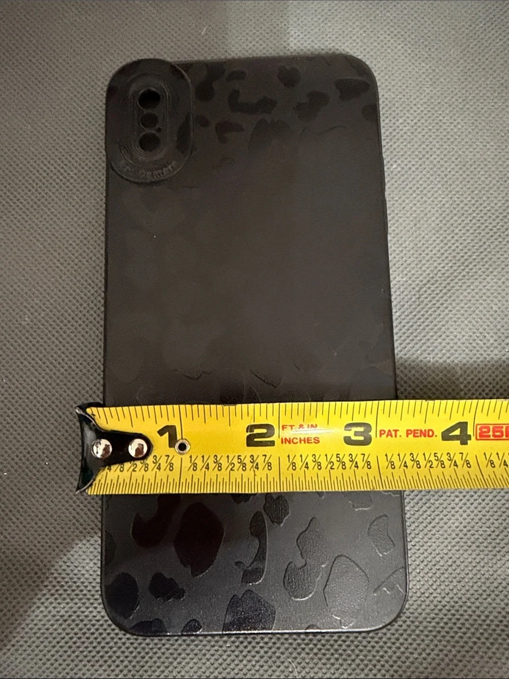 Black Leopard Design Case for iPhone X/XS